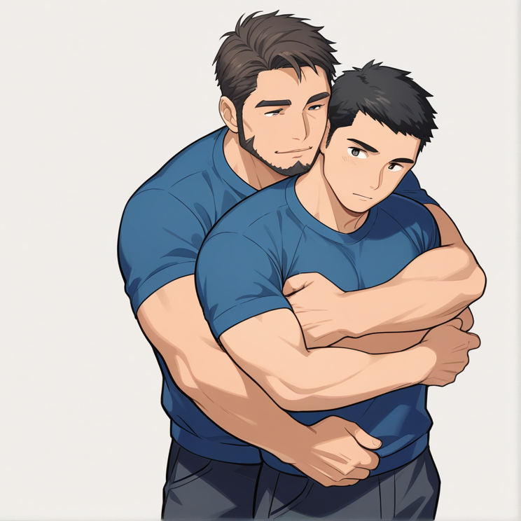 hug from behind